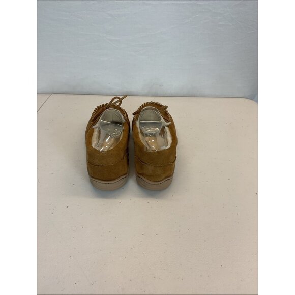 My Slippers  All Season Womens Leather Moccasin Slippers Size 8 Worn Once - Picture 4 of 11